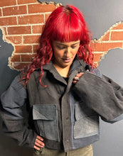 Load image into Gallery viewer, Standard Issue Crop Jacket (Upcycled Carhartt)