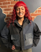Load image into Gallery viewer, Standard Issue Crop Jacket (Upcycled Carhartt)