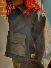 Load image into Gallery viewer, Standard Issue Crop Jacket (Upcycled Carhartt)